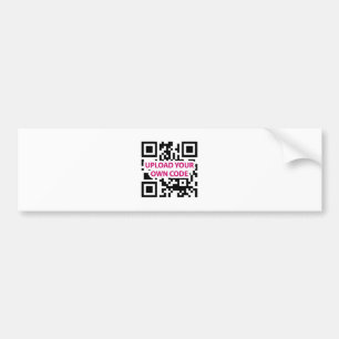 QR Code Customizable Bumper Sticker