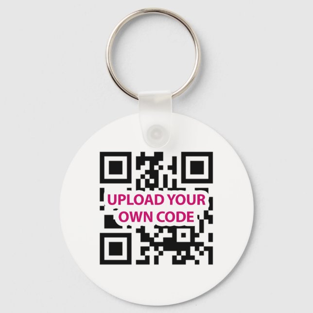 QR Code Customizable Keychain (Front)