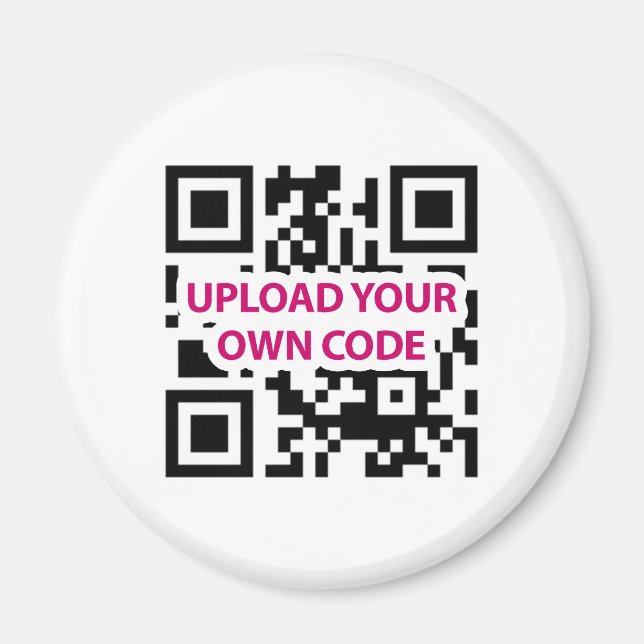 QR Code Customizable Magnet (Front)