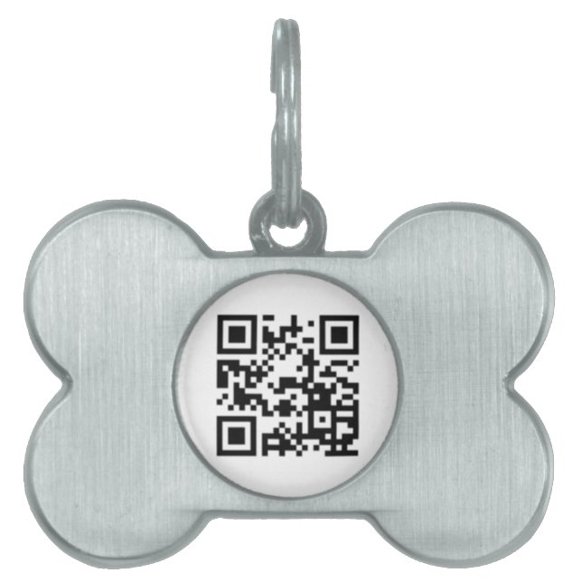 QR Code Customizable Pet ID Tag (Front)