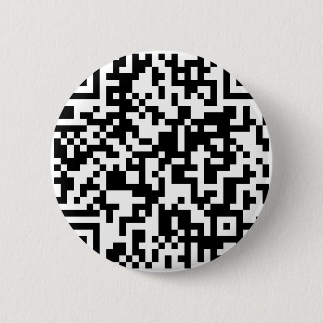 QR code design 2 Inch Round Button (Front)