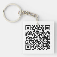 QR Code Design Keychain