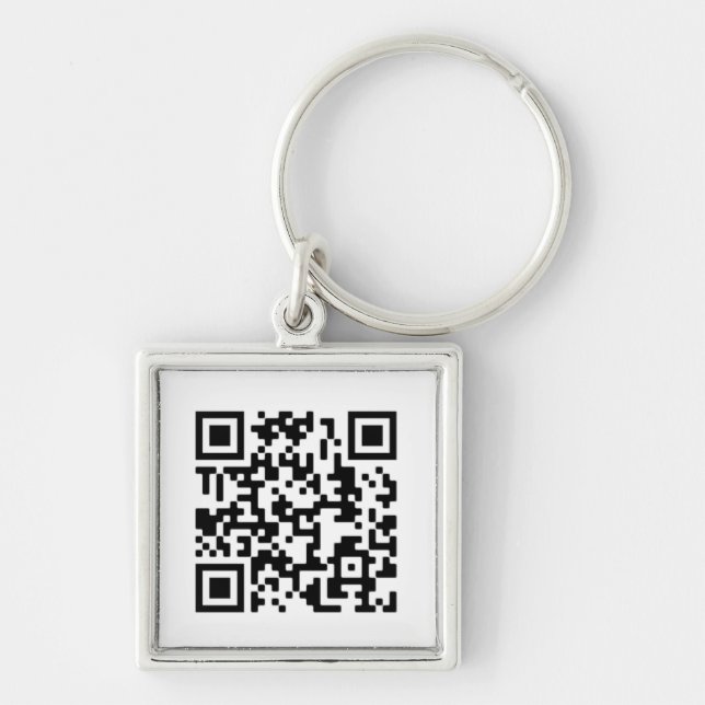 QR Code Design Keychain (Front)