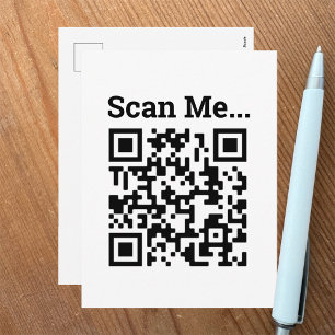 QR Code Design Postcard