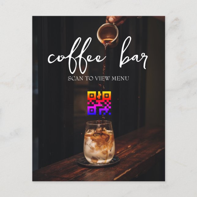 QR Code Digital Menu  (Front)