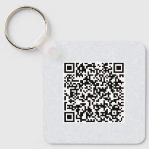 QR Code Double Sided Custom Business Site Code Keychain