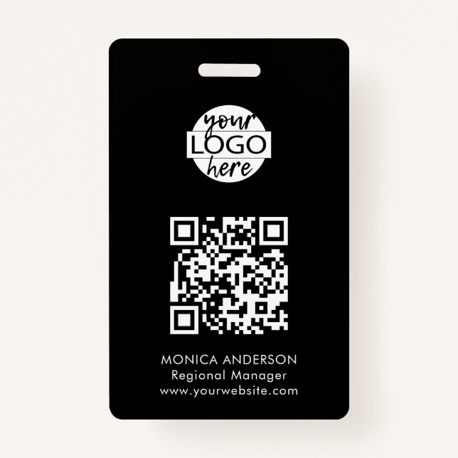 QR Code Event Badge (Front)