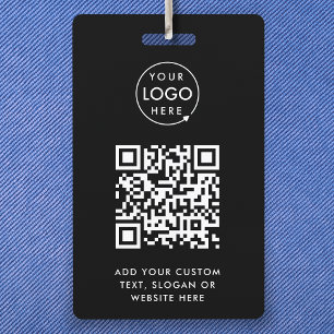 QR Code Event Badge   Digital Black Budget ID Card