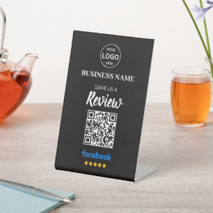 Qr Code Facebook Reviews Business Review Pedestal Sign
