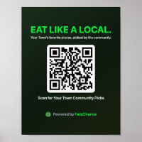 QR Code Flyer for Towns and Chambers of Commerce,