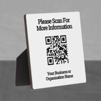 QR Code for Customer Information on a