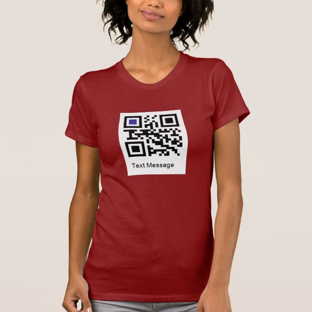 QR code for " I AM A LESBIAN " T-Shirt (Front)