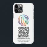 QR Code Generator & Business Logo Modern Minimal iPhone 11Pro Case<br><div class="desc">Share any website with a stylish custom QR code and logo iPhone 11Pro Case. To create your own QR code using the generator, simply type the website URL into the template. All wording is simple to personalize or delete, and the colours, fonts and logo transparency are easy to change with...</div>