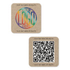 QR Code Generator & Logo Modern Minimalist White