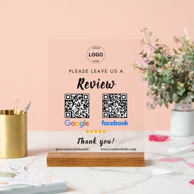 Qr Code Google Commentaires Facebook Business Revi (Mariage)