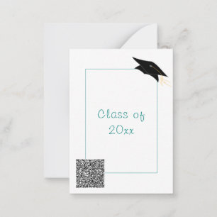 QR Code Graduation Party Invitation - Your Colours