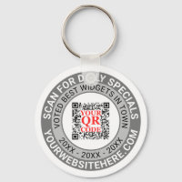 QR Code Grey Business Marketing Giveaway Promo
