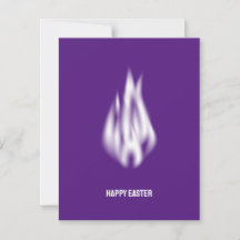 Qr Code Happy Easter Soft White Flame