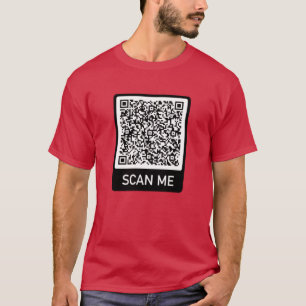 QR Code Info Scan Me Personalized Funny T-Shirt