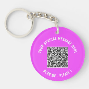 QR Code Info Votre Porte - clé de message spécial