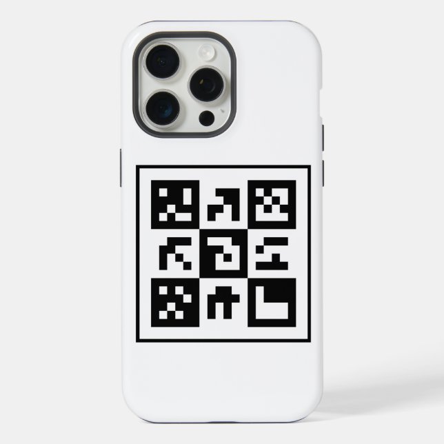 qr code iPhone case (Back)