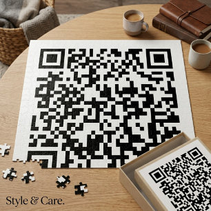 QR Code Jigsaw Puzzle – Add Your Web Address Only