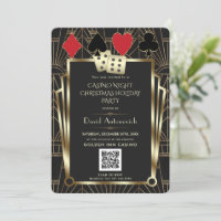 QR Code Las Vegas Casino Night Christmas Holiday I