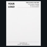 QR Code Logo Name Address Business Letterhead<br><div class="desc">Custom Colours and Font - Your Business Letterhead with QR Code (back side) and Logo - Add Your Logo - Image and QR Code / Name - Company / Address - Contact Information/ more - Resize and move or remove and add elements / image with Customization tool. Choose colours /...</div>