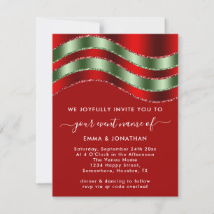 QR Code Logo  Red Green Christmas Holidays 