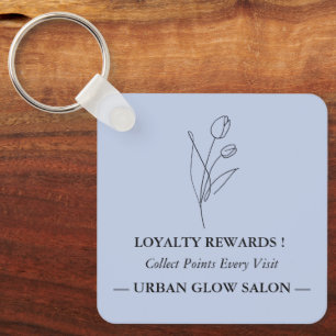 QR Code Loyalty Card Replacement  Keychain