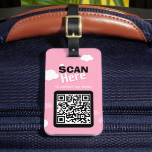 QR Code Luggage Tag Changeable