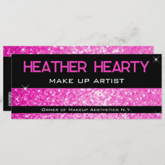 QR Code Luxury Hot Pink Girl Neon Gift Certificate
