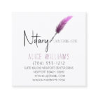 QR Code Minimalist Pink & White Notary Photo