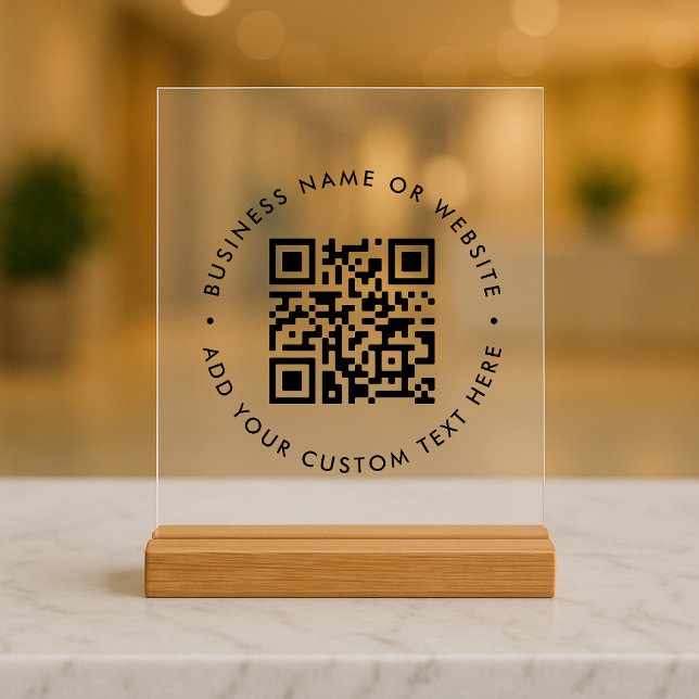 QR Code minimaliste Nettoyer Simple Promotionnel (Créateur téléchargé)