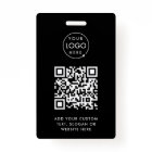 QR Code | Modern Black Business Logo Event