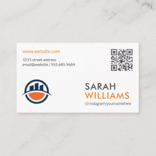 QR Code   Modern Building Logos   Corp Business Card