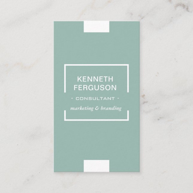 QR Code Moderne Entreprise Lumière Carte de visite (Devant)