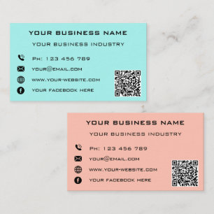 QR Code Name Address Contact Info Business Card