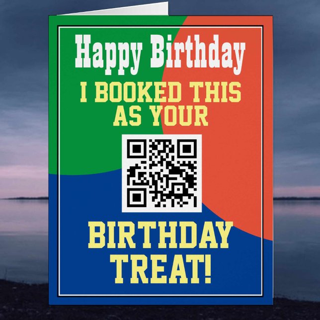 QR Code on a Birthday Card (Creator Uploaded)