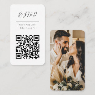 QR Code Online Photo Rsvp Response Card