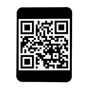 QR Code Only Flexible Photo Magnet