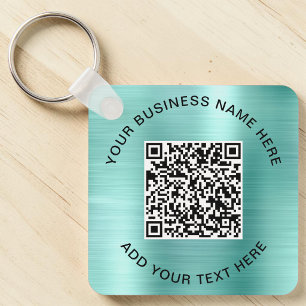 QR Code or Logo Promotional Mint Keychain