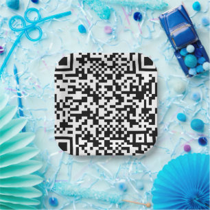 Qr Code Paper Plate