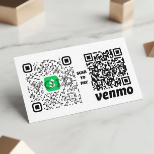 QR Code Payment Process Made Easy Business Card
