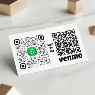 QR Code Payment Process Made Easy Business Card