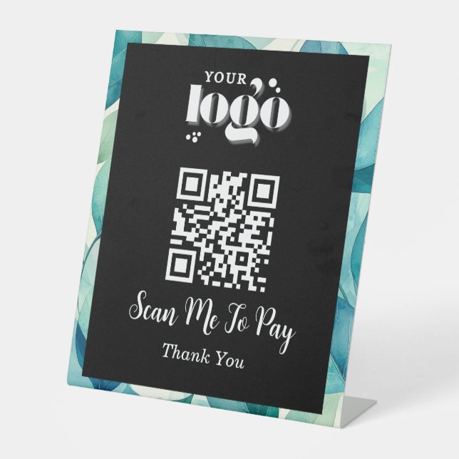 QR Code Payment Scan Pedestal Sign (Front)