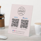 QR Code Payment | Venmo Paypal Scan to Pay Pink