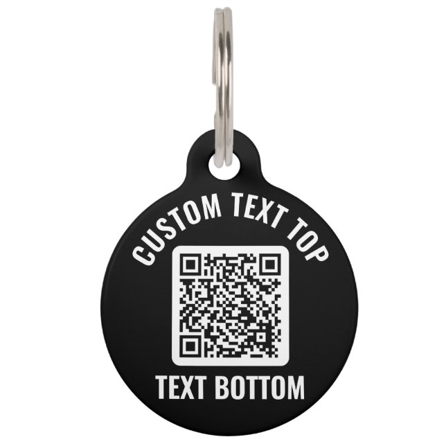 QR Code Pet ID Tag (Front)