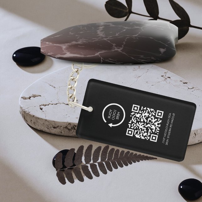 QR Code Professional business logo Simple Black  (Créateur téléchargé)