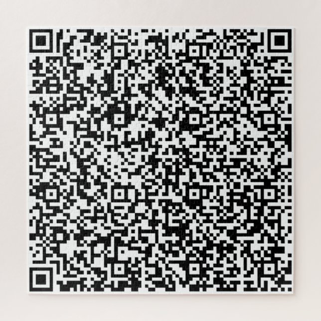 QR Code Puzzle - Moderne Personnalisé (Vertical)